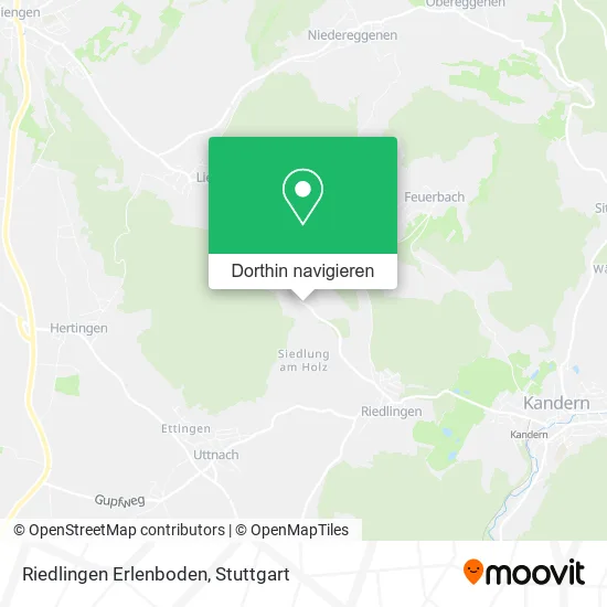 Riedlingen Erlenboden Karte