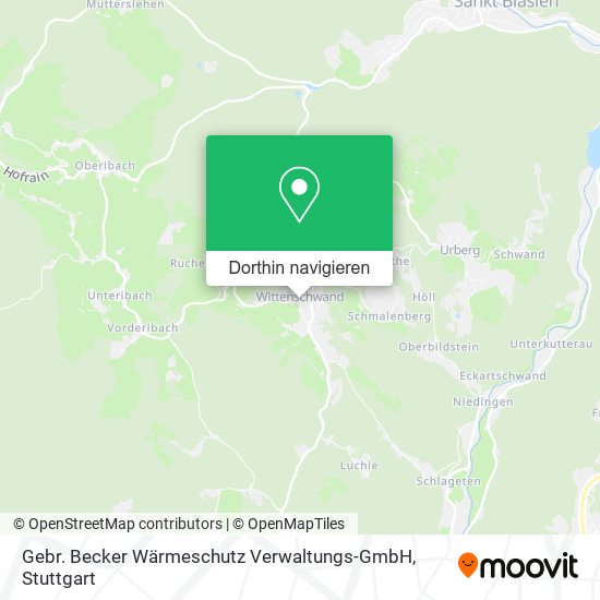 Gebr. Becker Wärmeschutz Verwaltungs-GmbH Karte