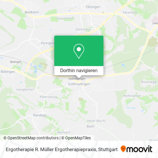 Ergotherapie R. Müller Ergotherapiepraxis Karte