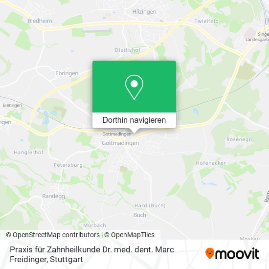 Praxis für Zahnheilkunde Dr. med. dent. Marc Freidinger Karte