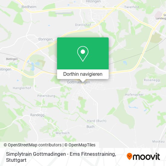 Simplytrain Gottmadingen - Ems Fitnesstraining Karte