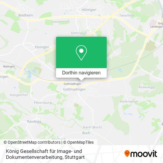 König Gesellschaft für Image- und Dokumentenverarbeitung Karte