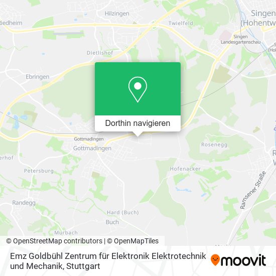 Emz Goldbühl Zentrum für Elektronik Elektrotechnik und Mechanik Karte
