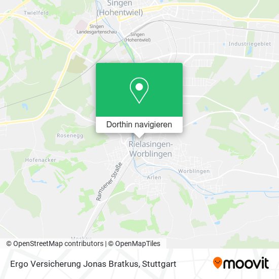 Ergo Versicherung Jonas Bratkus Karte