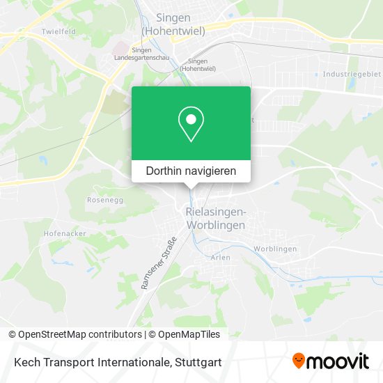 Kech Transport Internationale Karte