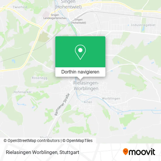 Rielasingen Worblingen Karte