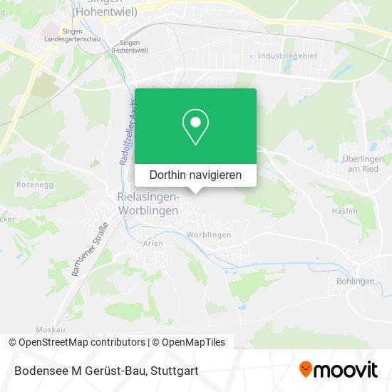 Bodensee M Gerüst-Bau Karte