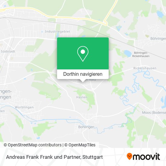 Andreas Frank Frank und Partner Karte