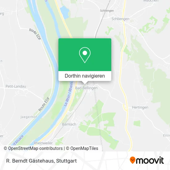 R. Berndt Gästehaus Karte