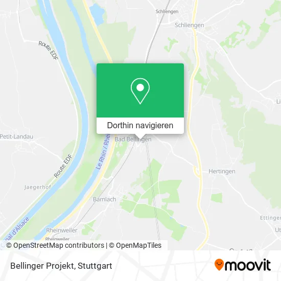 Bellinger Projekt Karte