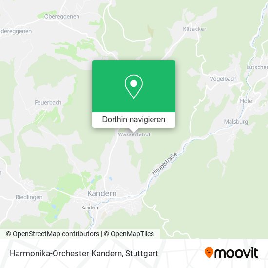 Harmonika-Orchester Kandern Karte