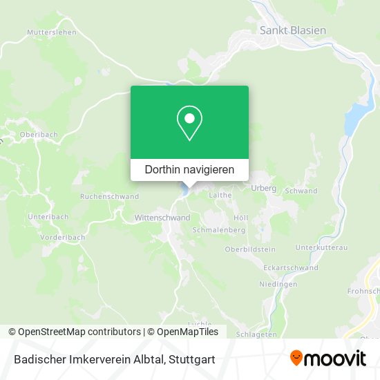 Badischer Imkerverein Albtal Karte