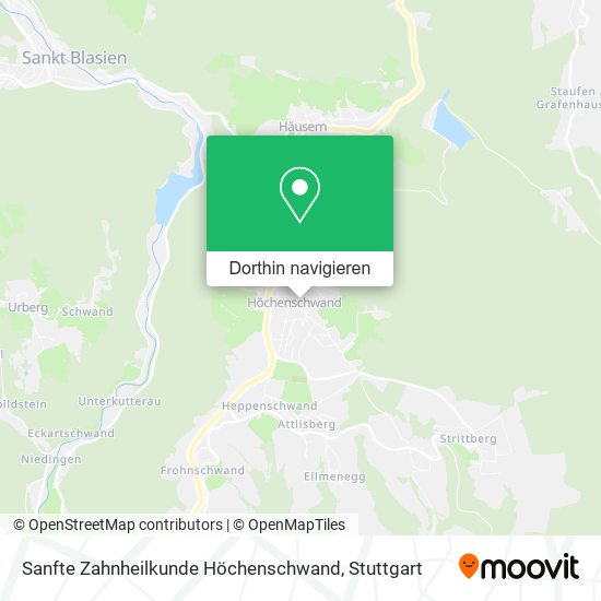 Sanfte Zahnheilkunde Höchenschwand Karte