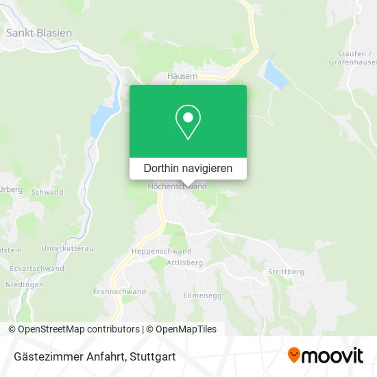 Gästezimmer Anfahrt Karte