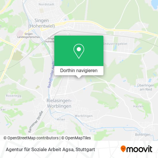 Agentur für Soziale Arbeit Agsa Karte