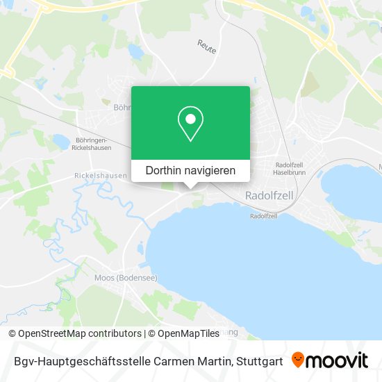 Bgv-Hauptgeschäftsstelle Carmen Martin Karte