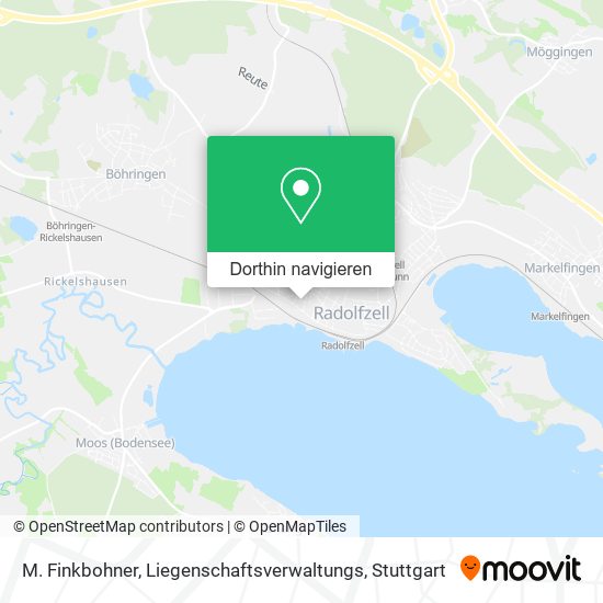 M. Finkbohner, Liegenschaftsverwaltungs Karte