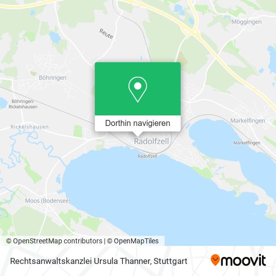 Rechtsanwaltskanzlei Ursula Thanner Karte