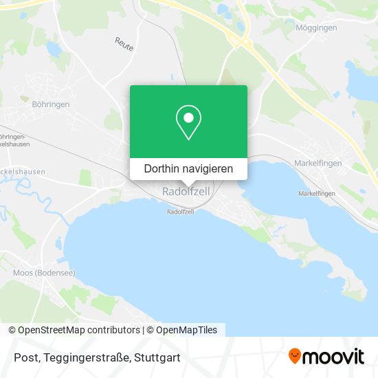 Post, Teggingerstraße Karte