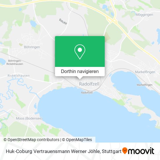 Huk-Coburg Vertrauensmann Werner Jöhle Karte