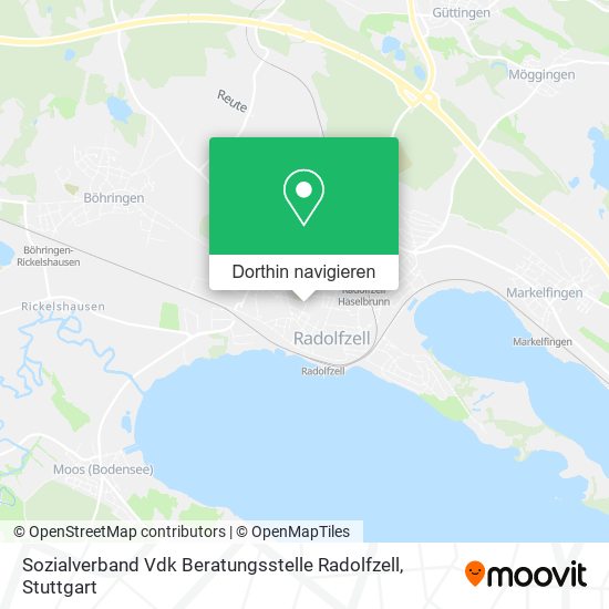Sozialverband Vdk Beratungsstelle Radolfzell Karte