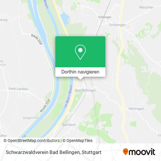 Schwarzwaldverein Bad Bellingen Karte