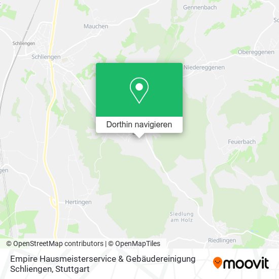 Empire Hausmeisterservice & Gebäudereinigung Schliengen Karte
