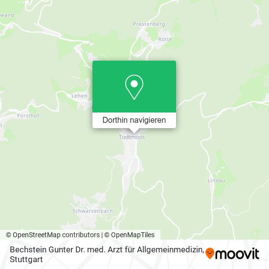 Bechstein Gunter Dr. med. Arzt für Allgemeinmedizin Karte