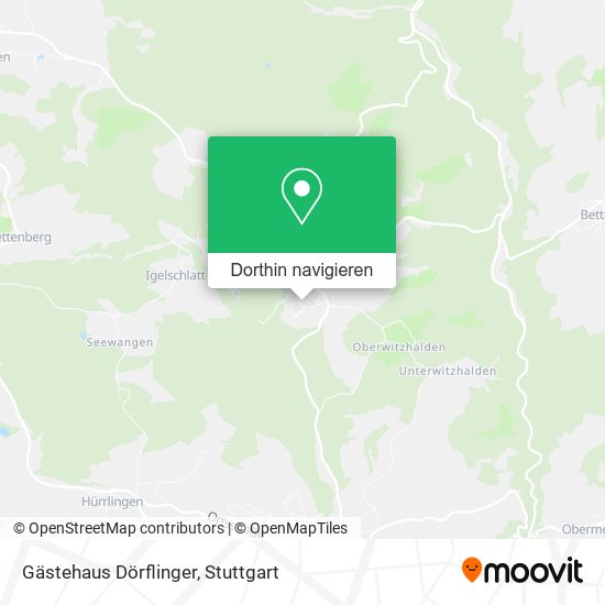 Gästehaus Dörflinger Karte