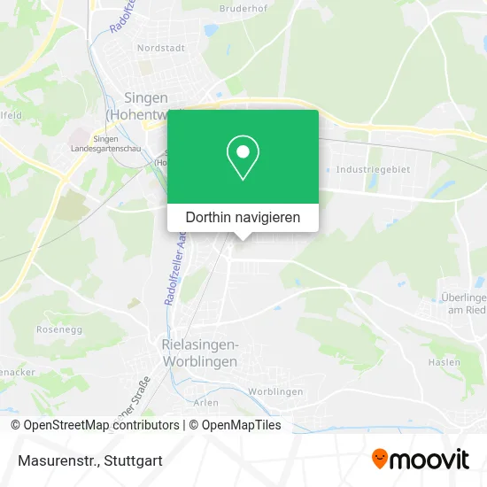 Masurenstr. Karte