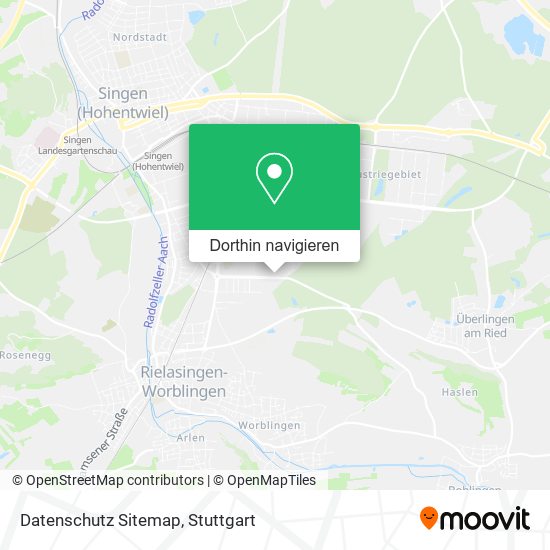 Datenschutz Sitemap Karte