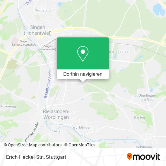 Erich-Heckel-Str. Karte