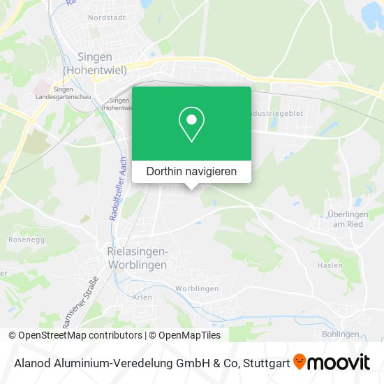 Alanod Aluminium-Veredelung GmbH & Co Karte