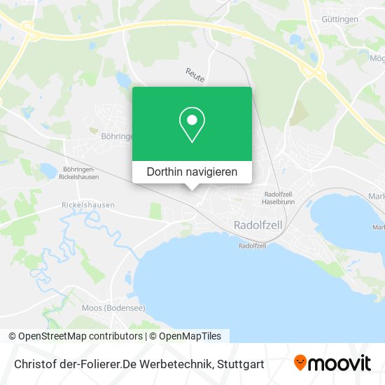 Christof der-Folierer.De Werbetechnik Karte