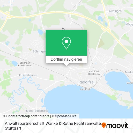 Anwaltspartnerschaft Wanke & Rothe Rechtsanwälte Karte