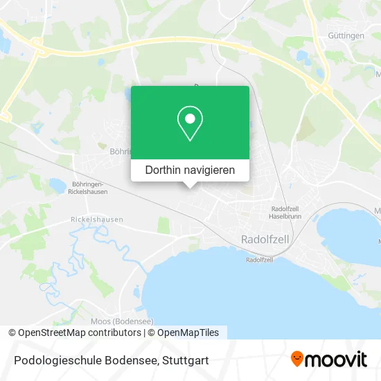 Podologieschule Bodensee Karte