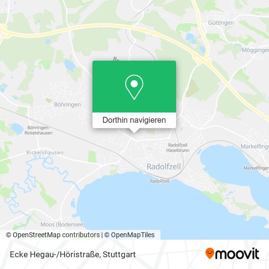 Ecke Hegau-/Höristraße Karte