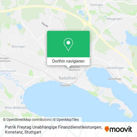 Patrik Freytag Unabhängige Finanzdienstleistungen, Konstanz Karte