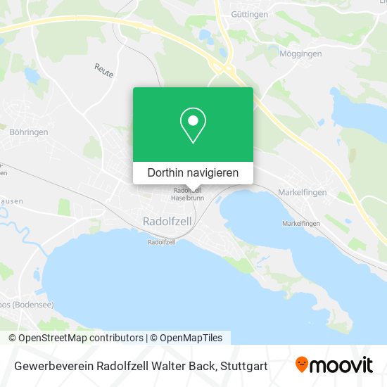 Gewerbeverein Radolfzell Walter Back Karte