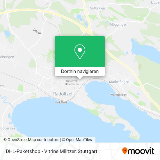 DHL-Paketshop - Vitrine Militzer Karte