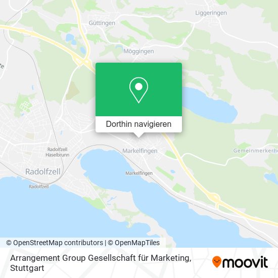 Arrangement Group Gesellschaft für Marketing Karte