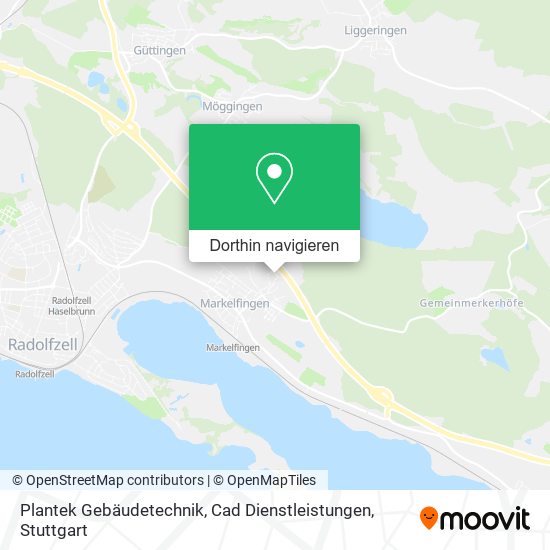 Plantek Gebäudetechnik, Cad Dienstleistungen Karte