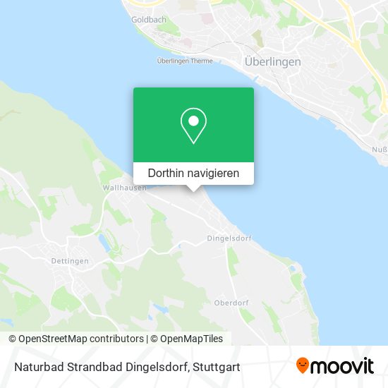 Naturbad Strandbad Dingelsdorf Karte
