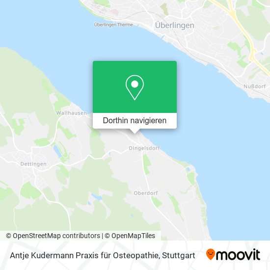 Antje Kudermann Praxis für Osteopathie Karte