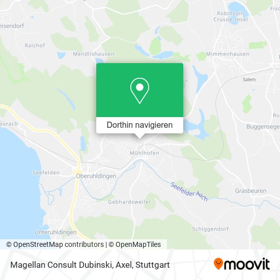 Magellan Consult Dubinski, Axel Karte