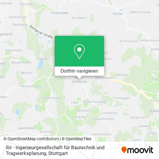 Ibt - Ingenieurgesellschaft für Bautechnik und Tragwerksplanung Karte