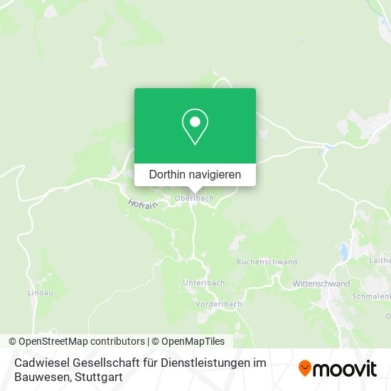 Cadwiesel Gesellschaft für Dienstleistungen im Bauwesen Karte