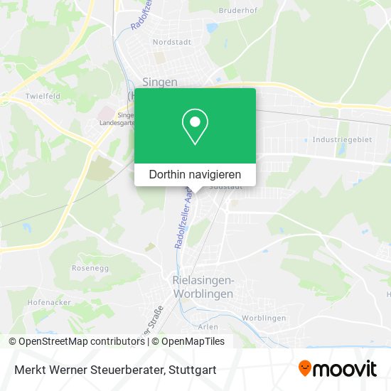 Merkt Werner Steuerberater Karte