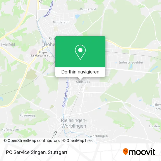 PC Service Singen Karte