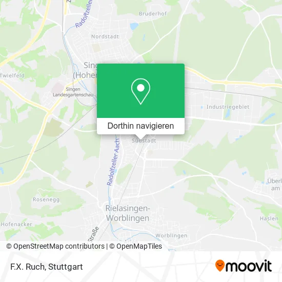 F.X. Ruch Karte